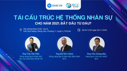 TỌA ĐÀM "TÁI CẤU TRÚC HỆ THỐNG NHÂN SỰ CHO NĂM 2021"